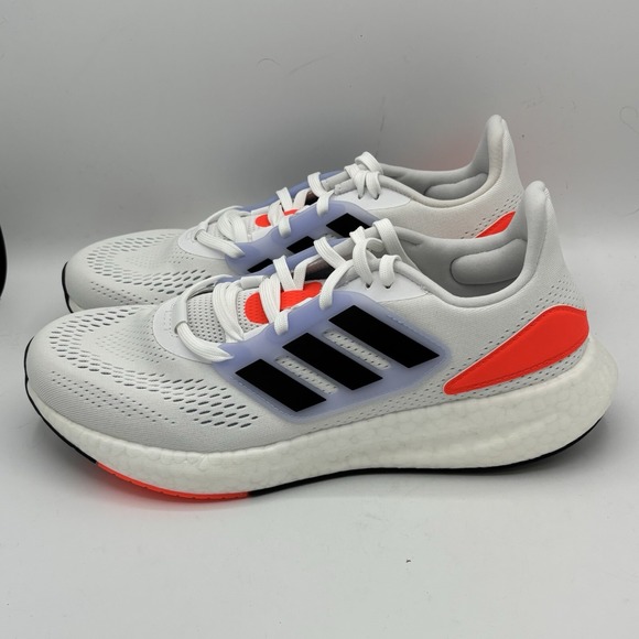 Adidas Men\'s Pure Boost 22 Running Size 8.5 White/Blue/Orange| HQ8582| main image 7